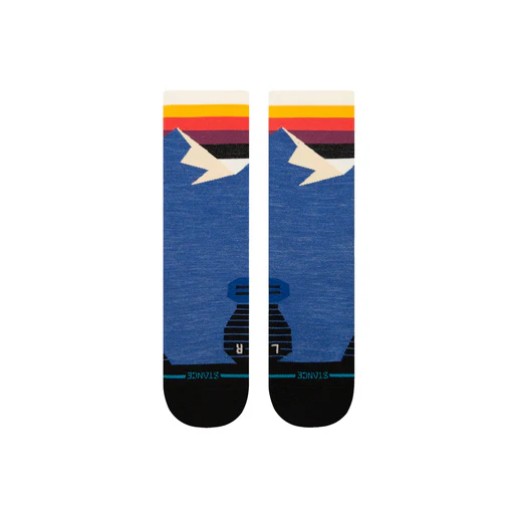 DIVIDED LINES CREW SOCK